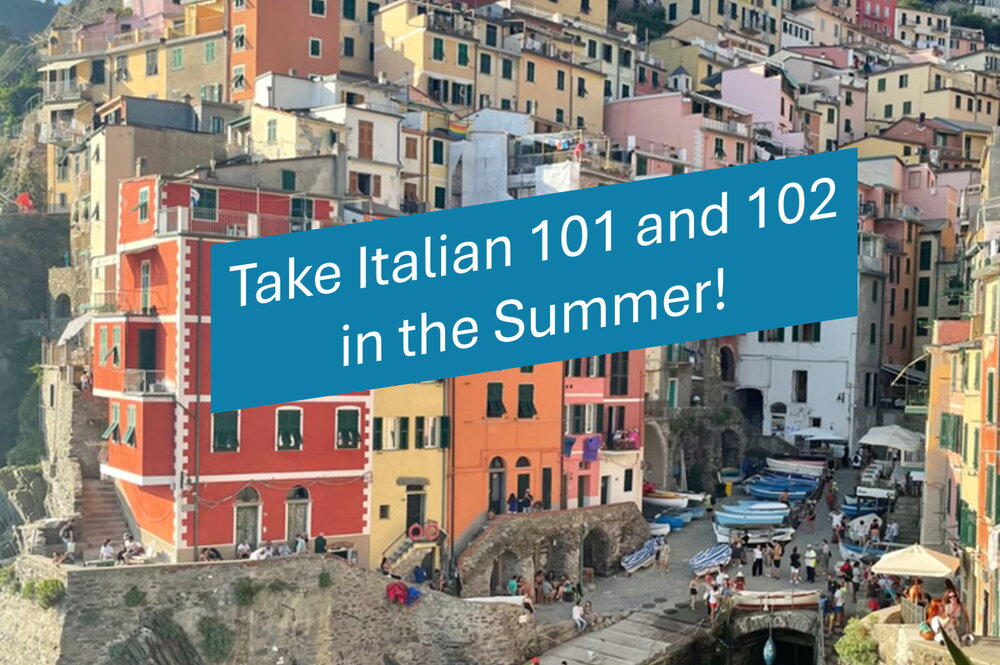 Take ITAL 101 or 102 this summer